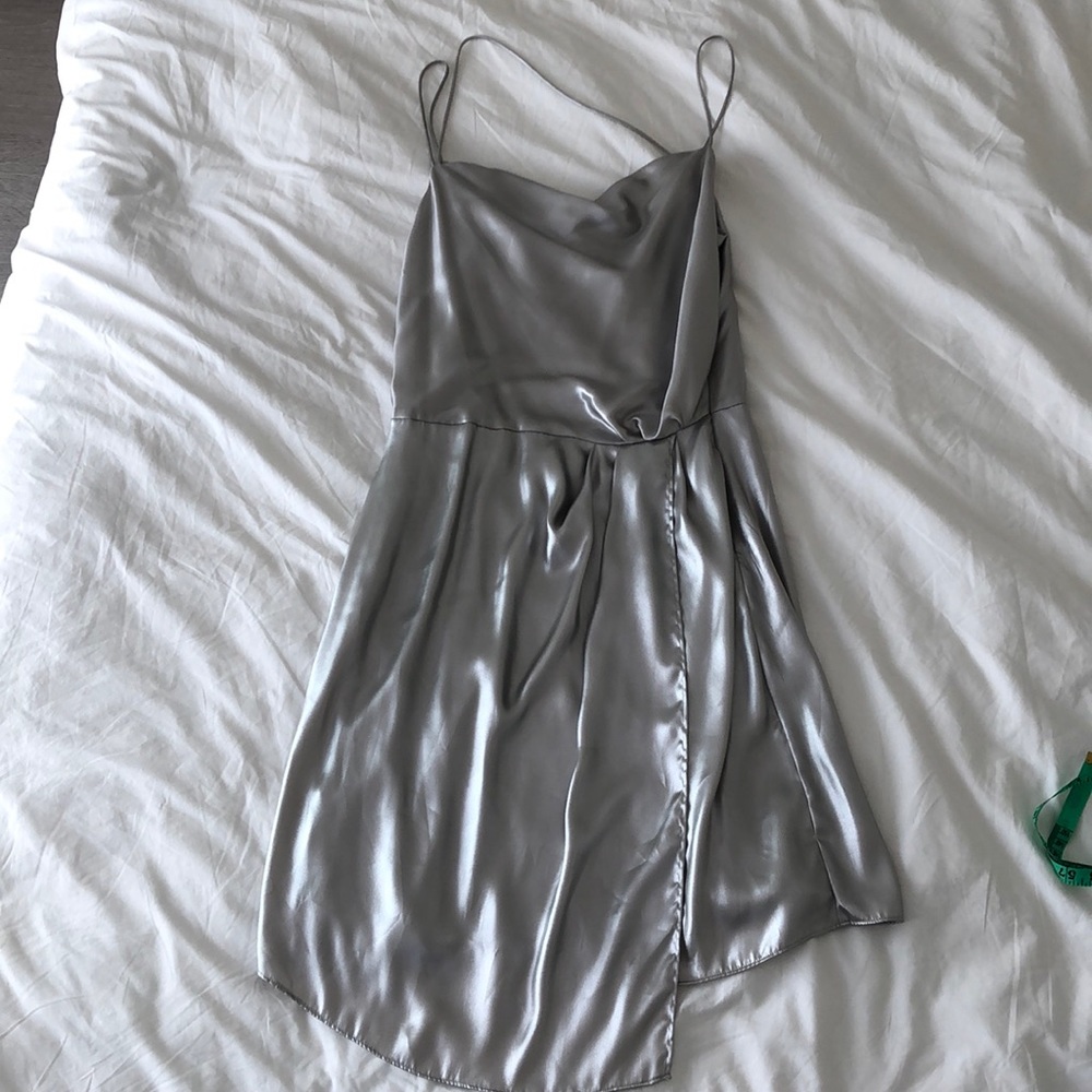 H&M satin mom dress